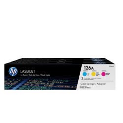 Тонер за лазерен принтер Комплект касети за HP COLOR LASER JET CP1025 / 1025NW Cartridge /126A/ 3-color pack