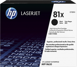 Тонер за лазерен принтер Касета за HP LaserJet Enterprise MFP M630 - /81X/ - Black