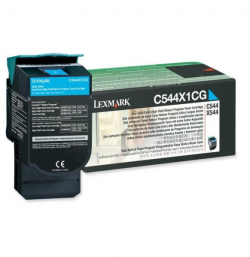 Тонер за лазерен принтер LEXMARK C544dn / C544dtn / C544dw / C544n / C546dtn / X544dn / X544dtn - Cyan