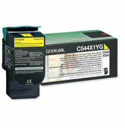 Тонер за лазерен принтер LEXMARK C544dn / C544dtn / C544dw / C544n / C546dtn / X544dn / Yellow