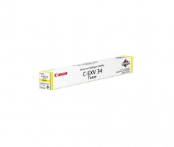 Тонер за лазерен принтер CANON C-EXV 34 - iR ADV C2020 / C2025 / C2030 / C2220 / C2225 / Yellow