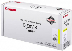 Тонер за лазерен принтер CANON C-EXV 8 - iR 2620 / 3200 / 3220N / CLC2620 / 3200 / 3220 - Yellow