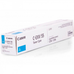 Тонер за лазерен принтер CANON C-EXV 55 - IR ADVANCE C 256 / 356 - Cyan - P№2183C002[AA]