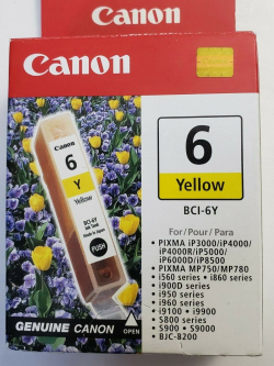 Касета с мастило CANON BCI-6Y/ BCI-3Y - Yellow - NC-00006Y - G&G