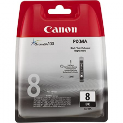 Касета с мастило CANON CLI-8BK Black Ink Tank-PIXMA IP 4200 / 5200 / 5200R / 6600D / MP500 / BK