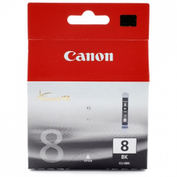 Касета с мастило CANON CLI-8BK Black Ink Tank-PIXMA IP 4200/5200 / 5200R / 6600D with chip