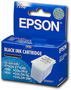 Касета с мастило EPSON STYLUS COLOR II - Black - OUTLET - S020047