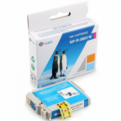 Касета с мастило EPSON STYLUS PHOTO R265 / R360 / RX560 / RX585 / Magenta - T0803 M - G&G на най-ниска цени