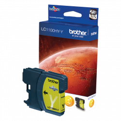 Касета с мастило Глава за Brother MFC 6490CW / DCP 6690CW Series, Yellow, LC1100HYY