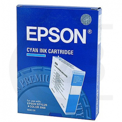 Касета с мастило EPSON STYLUS COLOR 3000/ Pro 5000 - Cyan P№S020130