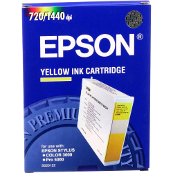 Касета с мастило EPSON STYLUS COLOR 3000/ Pro 5000 - Yellow P№S020122