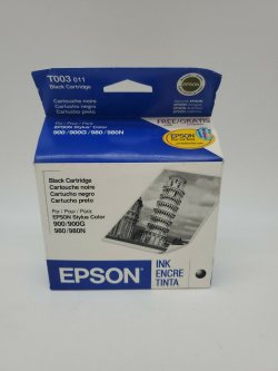 Касета с мастило Глава за Epson Stylus Color 900 / N Series, Black, T003011