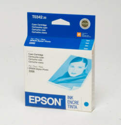 Касета с мастило EPSON STYLUS PHOTO 2200 Cyan P№T-034220 - A