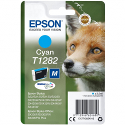 Касета с мастило за Epson Stylus S22, Epson BX305F, SX series, Циан C13T12824010