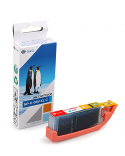 Касета с мастило CANON PIXMA IP 7250, Cyan ink tank With Chip P№NP-C-0551XLC / C - G&G