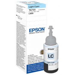 Касета с мастило EPSON L800 / L810 / L850 / L1800 - Ink Bottle Light Cyan - 70ml