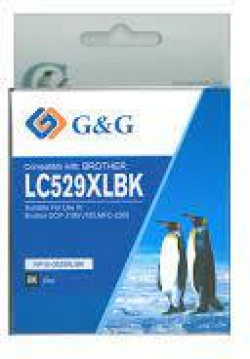 Касета с мастило BROTHER DCP-J100 / J105 / MFC-J200 - Black - LC529XLBK P№ NP-B-0529XLBK - G&G