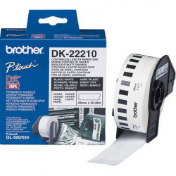 Касета за етикетен принтер BROTHER ТИП QL - CONTINUOUS PAPER TAPE 29mm x 30.48m