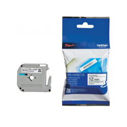 Касета за етикетен принтер BROTHER ТИП M - 12 mm BLACK ON WHITE TAPE P№MK231BZ