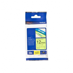 Касета за етикетен принтер BROTHER ТИП TZ - 12 mm BLACK ON FLURO YELLOW TAPE - P№TZEC31