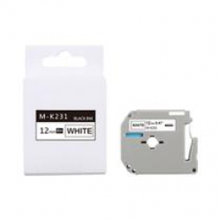 Касета за етикетен принтер RM-GG-970 - BLACK ON WHITE 12mm x 30mm x 230 pcs.