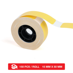 Касета за етикетен принтер GG-AT-110HW - BLACK ON VIBRANT ORANGE - 15mm x 50mm x 150 pcs