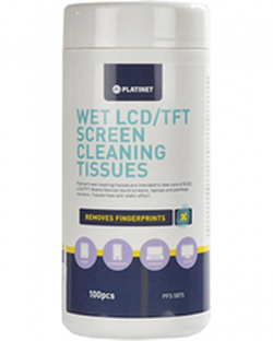 Почистващ продукт МОКРИ КЪРПИ ЗА ПОЧИСТВАНЕ НА ЕКРАНИ/КЛАВИАТУРИ/ПОВЪРХНОСТИ