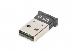 Мрежова карта/адаптер DIGITUS DN-30211 :: Bluetooth 5.0 Nano USB адаптер