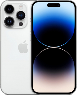 Смартфон APPLE iPhone 14 Pro Max, 6.7" 2769 х 1290 Super Retina, 6GB, 256GB, iOS 16, 48MP, Сребрист