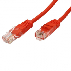 Медна пач корда Patch cable UTP Cat. 5e 10m, Red 21.15.0421