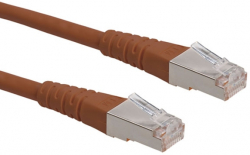 Медна пач корда Patch cable S-FTP Cat.6 10m, Brown 21.15.1388
