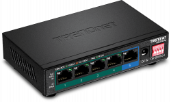 Комутатор/Суич TRENDnet TPE-TG51g: 5-Port Gigabit PoE+ Switch