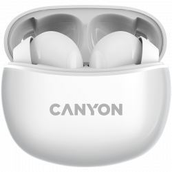 Слушалки Canyon TWS-5 Bluetooth headset, with microphone, BT V5.3 JL 6983D4