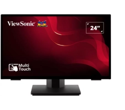 Тъч монитор ViewSonic TD2465 23.8", 1920 x 1080 FullHD, VA, VGA, HDMI, DP, USB, 2x 2W