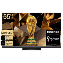 Телевизор Hisense 55" U8HQ, 4K Ultra HD 3840x2160, ULED, FALD, Quantum Dot, 120Hz, IPS