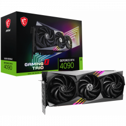 Видеокарта GeForce RTX 4090 GAMING X TRIO 24GB GDDR6X, 3x DP, HDMI 2.1a, Triple Fan, 850W