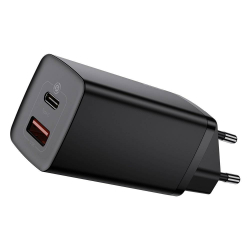 Принадлежност за смартфон Зарядно устройство Baseus CCGAN2L-B01 GaN2 Lite Fast 65W черно