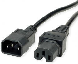 Кабел/адаптер Power cable C14 to C15 extension, 1m, 19.99.1121