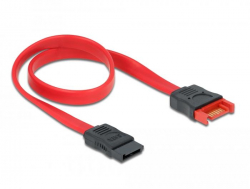 Кабел/адаптер Интерфейсен кабел SATA III Delock 83954, удължителен. 50 см, червен