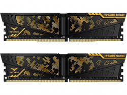 Памет Памет Team Group Vulcan TUF Yellow DDR4 32GB(2x16GB) 3200MHz, CL16-20-20-40 1.35V