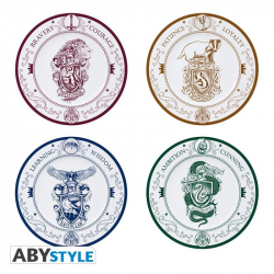 Продукт Комплект чинии ABYSTYLE HARRY POTTER PlatesHogwarts Houses