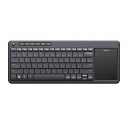 Клавиатура Безжична клавиатура Rapoo K2600, 2.4 GHz, Multimedia, Черен