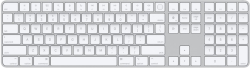 Клавиатура Apple Magic Keyboard с Touch ID, Bluetooth, Touch ID, USB Type-C, Бял