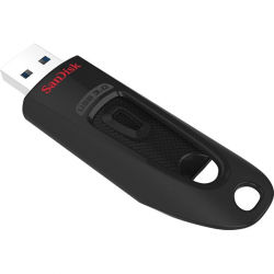 USB флаш памет SanDisk Ultra, 64GB, USB 3.0, Черна