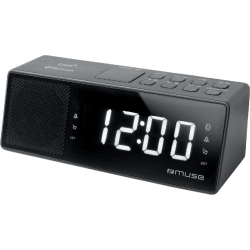 Мултимедиен продукт Радио с часовник Muse M-172 BT, LED, Bluetooth, NFC Auto-Pair, Черно