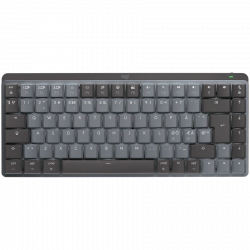 Клавиатура LOGITECH MX Mechanical Mini for Mac, Bluetooth, механична, тъмно сива
