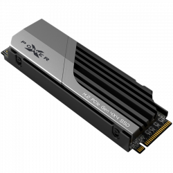 Хард диск / SSD Silicon Power XS70 1TB SSD PCIe Gen 4x4 PCIe Gen4x4 & NVMe 1.4, DRAM Cache, 3DNAND,  Heatsink (10.8mm), PS5 Comp. 7300-6800MB-s, EAN: 4713436146322