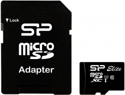 SD/флаш карта Silicon Power Elite, 256GB, Micro SDHC-SDXC, UHS-I, SD Adapter