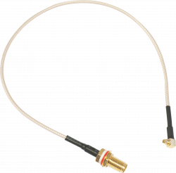 Кабел/адаптер Mikrotik ACMMCXRPSMA коаксиален кабел, MMCX/ RPSMA, многоцветен, 0.26 м