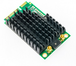 WiFi безжична карта/адаптер МikroTik R11e-2HPnD,miniPCI-e 802.11b/g/n,Dual Chain,чест. 2192-2732 MHz